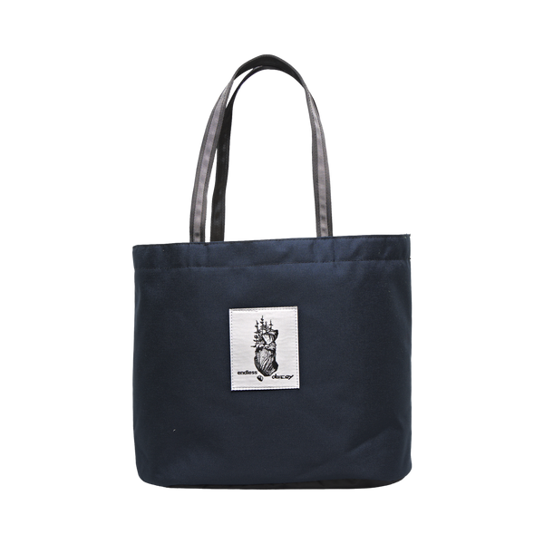 Endless Decoy Tote in Navy, front