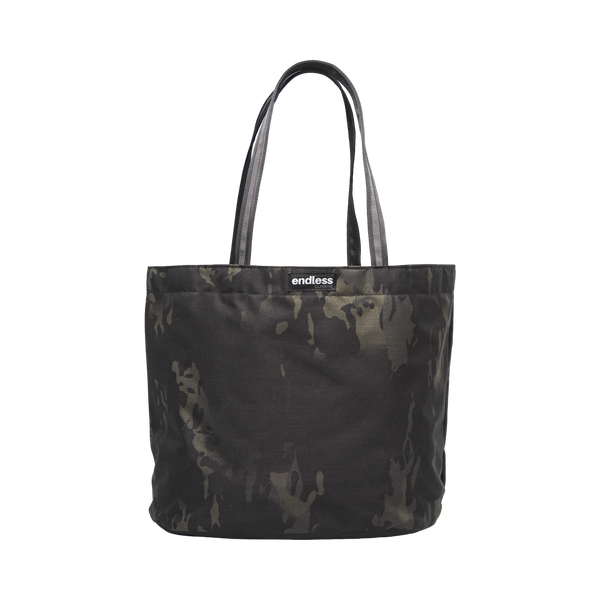 Simple Jack Tote in Black Camo, front