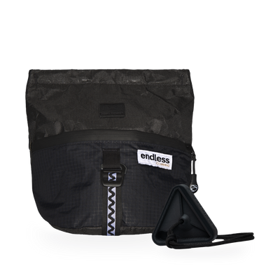 Magnetic Brush Bucket in Blackout with a Black Triad Warm Up Block