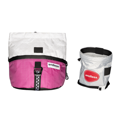 Magnetic Brush Bucket in Berry with a Rojo Rising Sportsman's Purse