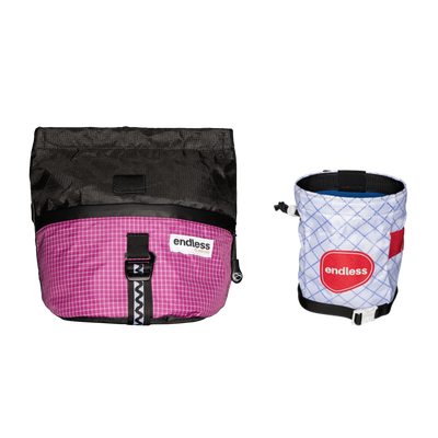 Magnetic Brush Bucket in Blackberry with a World Cup Sportsman's Purse
