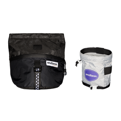 Magnetic Brush Bucket in Blackout with a Purple Sportsman's Purse