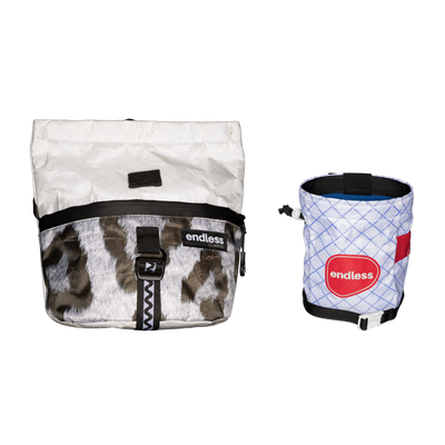 Magnetic Brush Bucket in Snow Leopard with a World Cup Sportsman's Purse