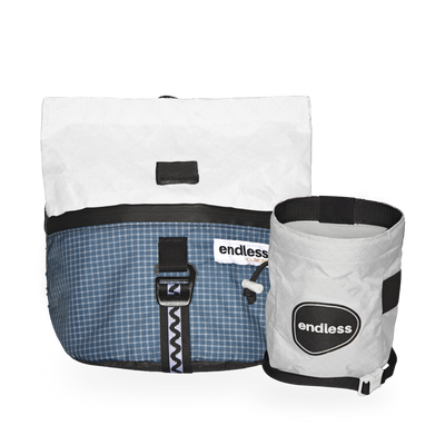 Blue Cloud Magnetic Brush Bucket with a Classic Sportsman's Purse