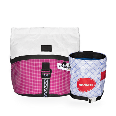Magnetic Brush Bucket in Berry with a World Cup Sportsman's Purse