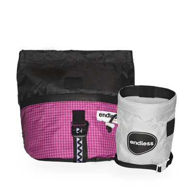 Magnetic Brush Bucket in Blackberry with a Classic Sportsman's Purse
