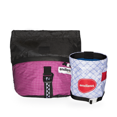 Magnetic Brush Bucket in Blackberry with a World Cup Sportsman's Purse