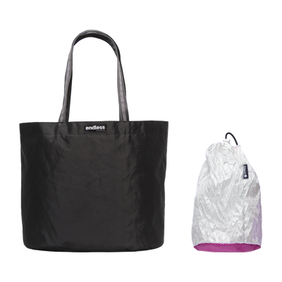 Simple Jack Tote in Black with a Berry Stuff Satchel