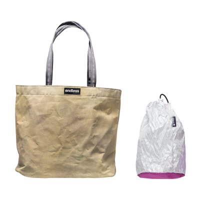 Simple Jack Tote in Smoke with a Berry Stuff Satchel