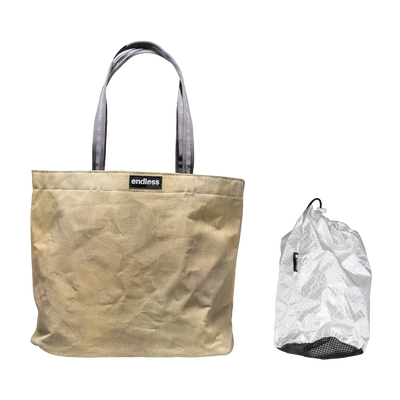 Simple Jack Tote in Smoke with a Black Stuff Satchel