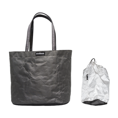 Simple Jack Tote in Ultra 200 Grey with a Black Stuff Satchel