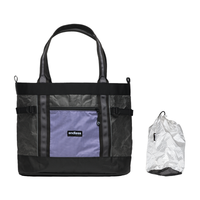 Stoneflower UltraMega Tote with a Black Stuff Satchel