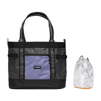 Stoneflower UltraMega Tote with a Tangerine Stuff Satchel