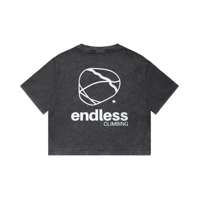 Crop Stone Logo Tee