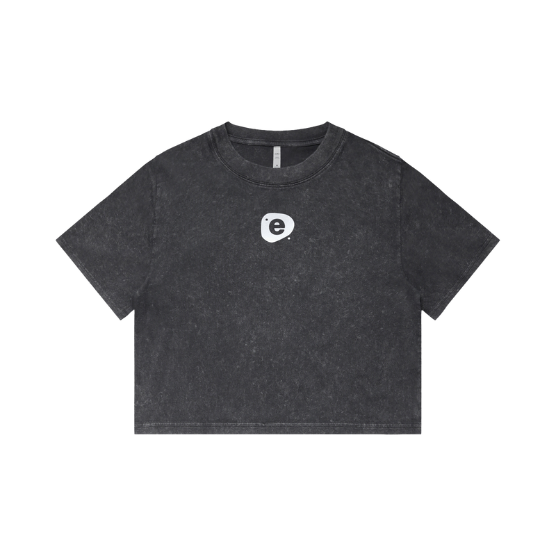 Crop Stone Logo Tee