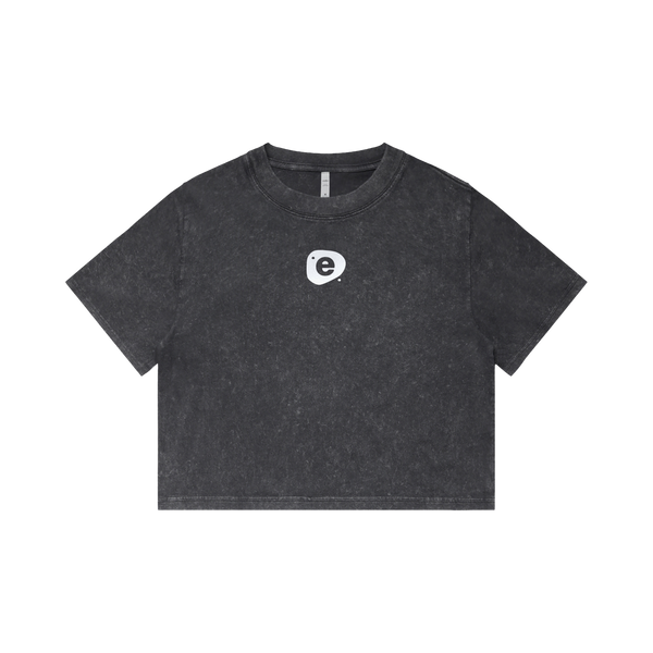 Crop Stone Logo Tee