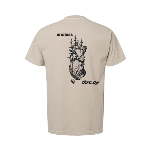 Endless Decoy Tee in Bone