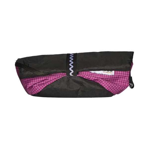 Magnetic Brush Bucket in Blackberry, with the top rolled down