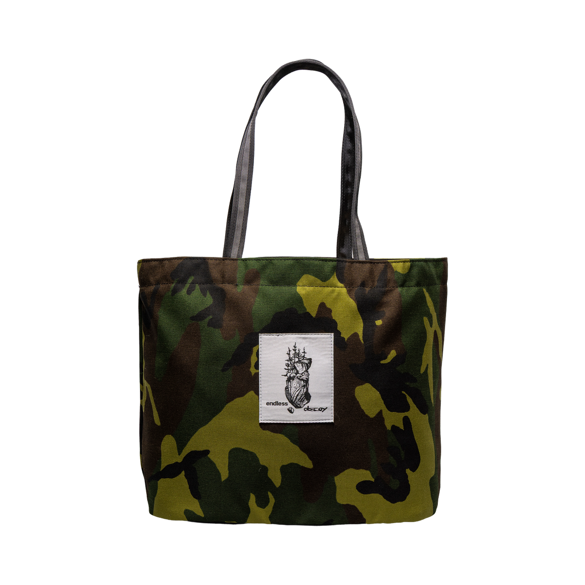 The Endless Decoy Tote in Camo